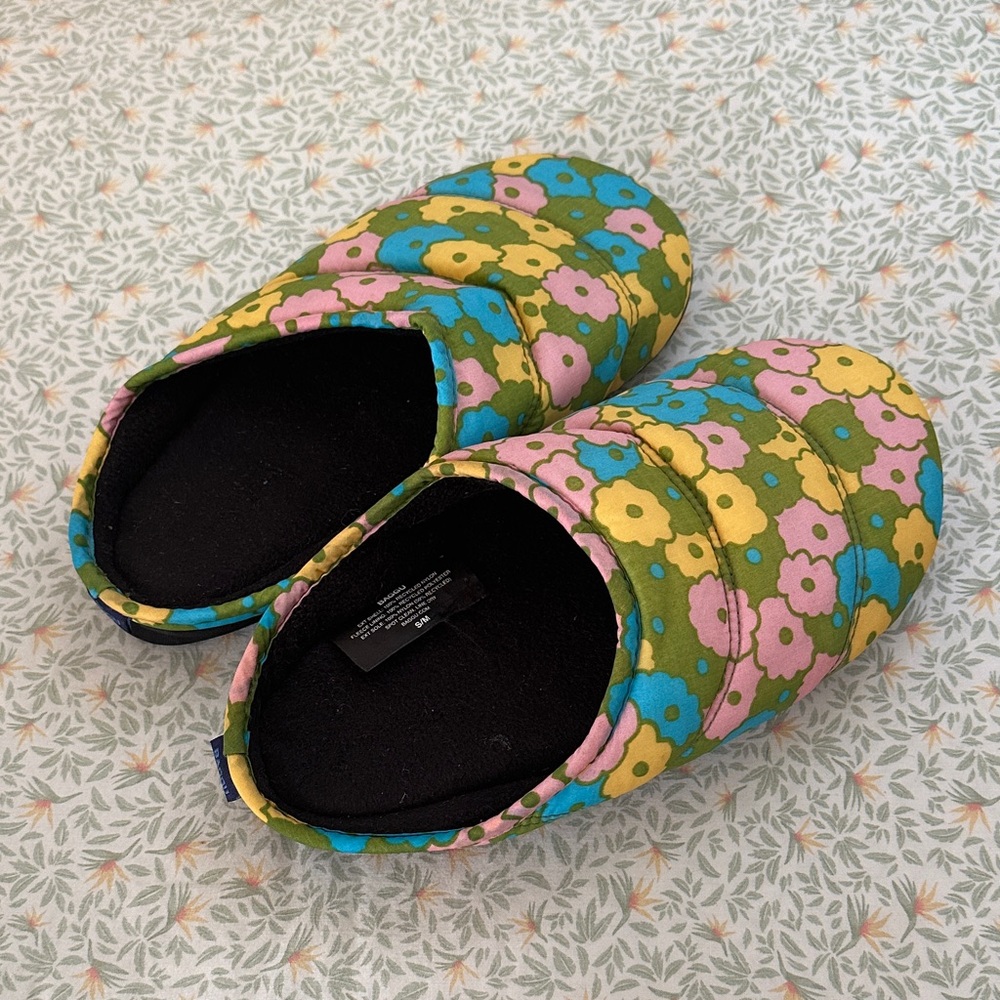 BAGGU Floral Slippers - S/M